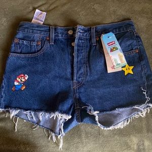 Super Mario x Levi’s womens shorts